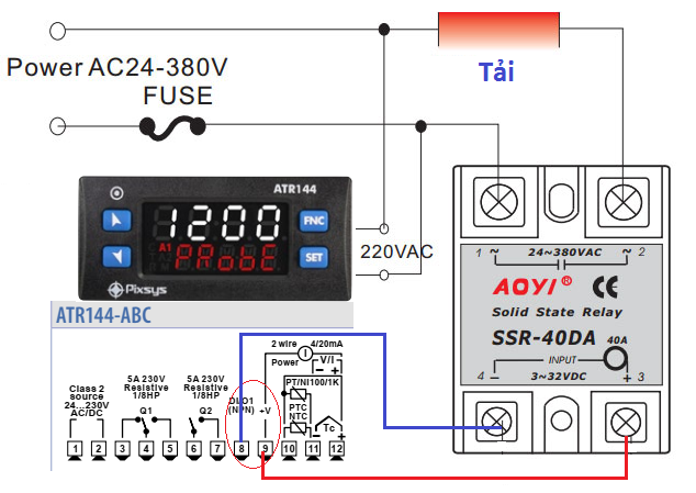 Relay bán dẫn điều khiển ON-OFF